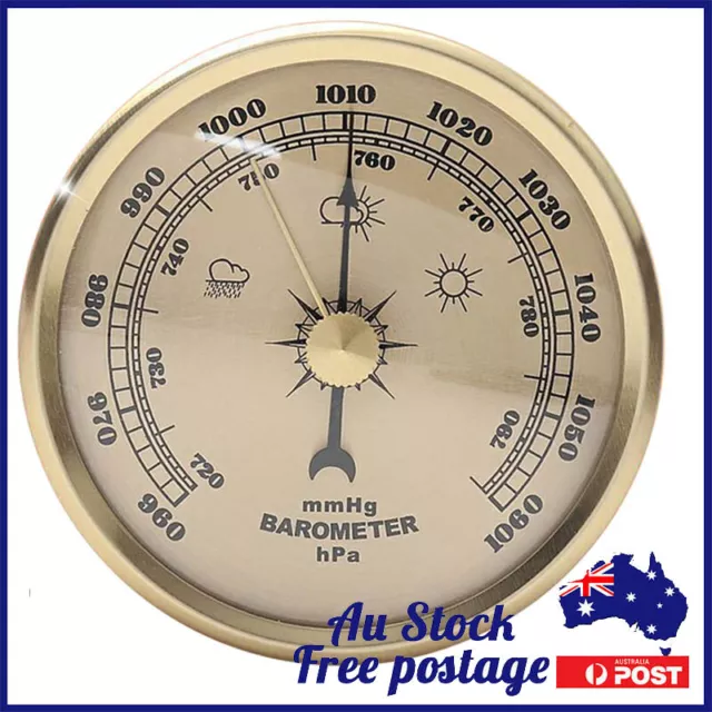 Wall Hanging Thermometer Hygrometer Barometer Metal Weather Station Humidity