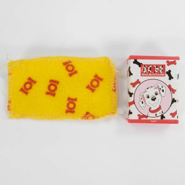 MATTEL 1990’S DISNEY 101 Dalmatians Dipstick Puppy Playset Towel Dog