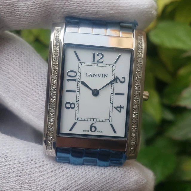 Orologio Da Donna Con Lunetta Di Strass, Cinturino In Pelle Rossa, Cassa Oro Rosa, Quadrante Rosso, 39.5mm, Impermeabile 30m, Quarzo Giapponese - 5