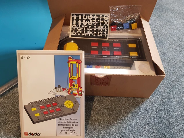 GENUINE LEGO DACTA Control Center 9753 Technic In Box With Accessories ...