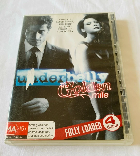 UNDERBELLY THE GOLDEN Mile 4 Disc DVD TV Show Region 4 FREE POST Z
