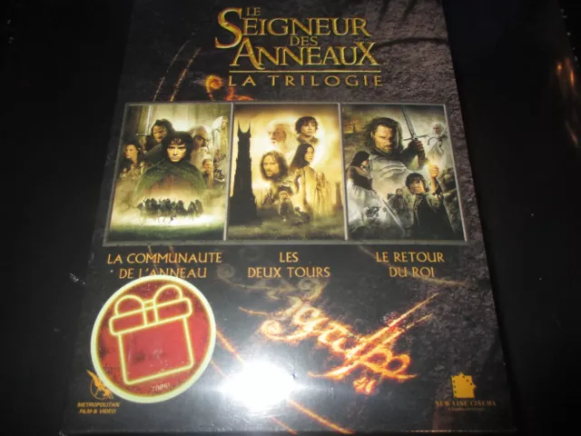 COF 3 DVD NEUF "LE SEIGNEUR DES ANNEAUX : LA TRILOGIE" La communaute de l'anneau