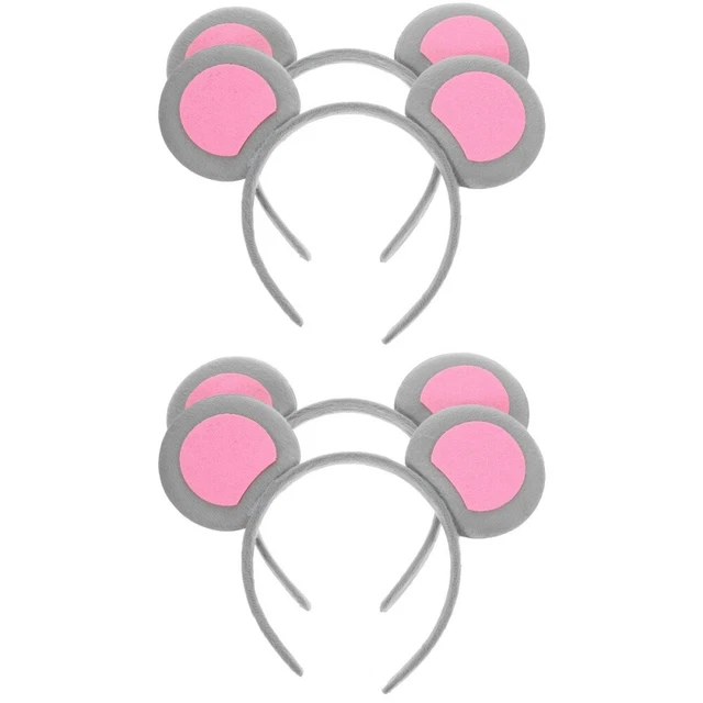 4 Pcs Animal Ear Headband Mouse Ear Headband Halloween Child