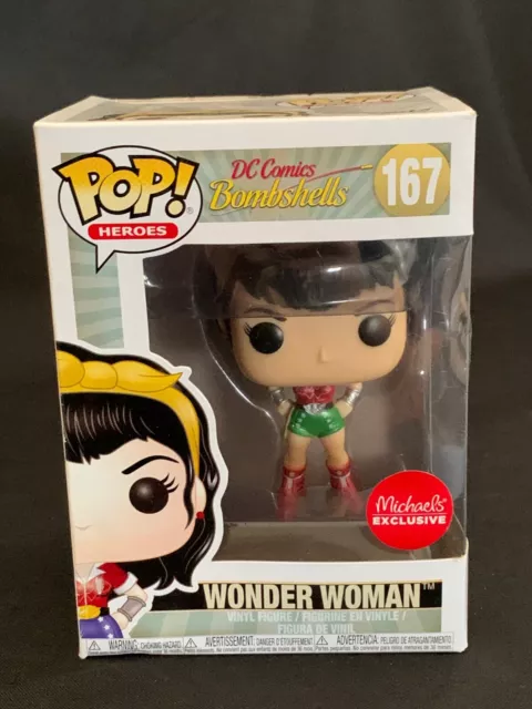 Funko Pop Heroes Dc Comics Bombshells Wonder Woman #167 Michael’s Exclusive