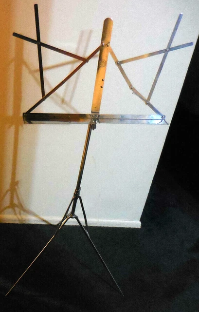 1 Vintage The Hamilton Adjust Folding Music Sheet Stand Holder Mount Tripod