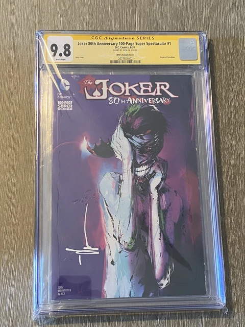 Joker 80th Anniversary Jock 2010 Variant CGC SS 9.8 Signed By Jock