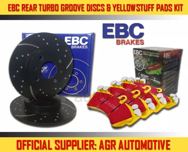 EBC RR GD DISCS YELLOW PADS 300mm FOR AUDI A5 CABRIOLET QUATTRO 3.2 261 2009-11