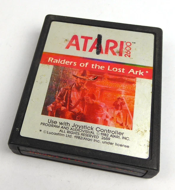 Ad for Raiders of the Lost Ark on the Atari 2600 (1982) - a photo on