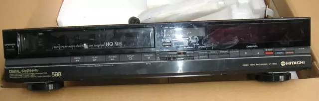 VHS recorder by Hitachi, VT-588E