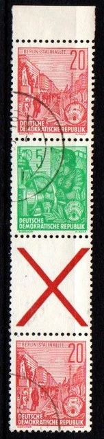 DDR Zusammendruck  Mi.Nr.  577  /  580  2x  gestempelt