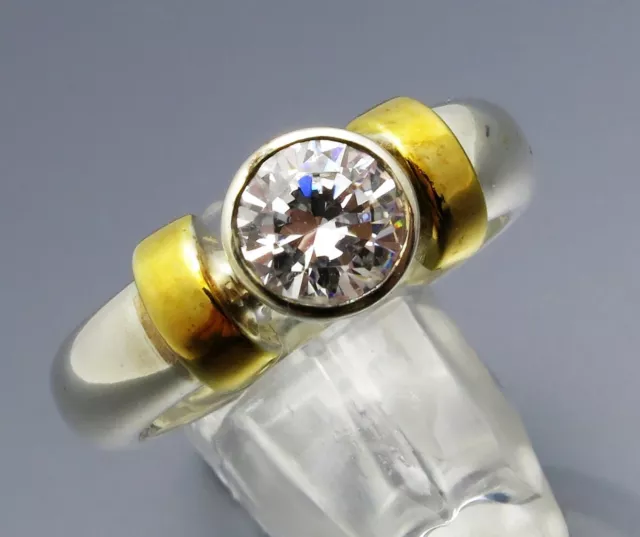 Reif-Design - Eleganter Zirkonia Ring - Aus Eigener Goldschmiede - 925 Silber