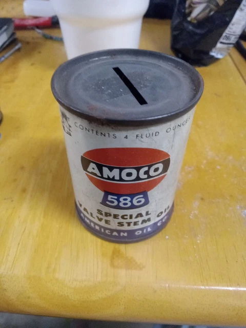 Amaco Special Valve Stem Oil Coin Bank