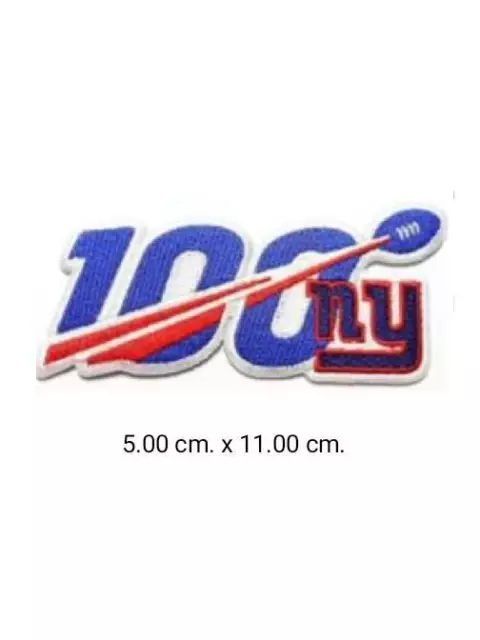 NEW YORK GIANTS 100th Seasons NFL logo for patch iron