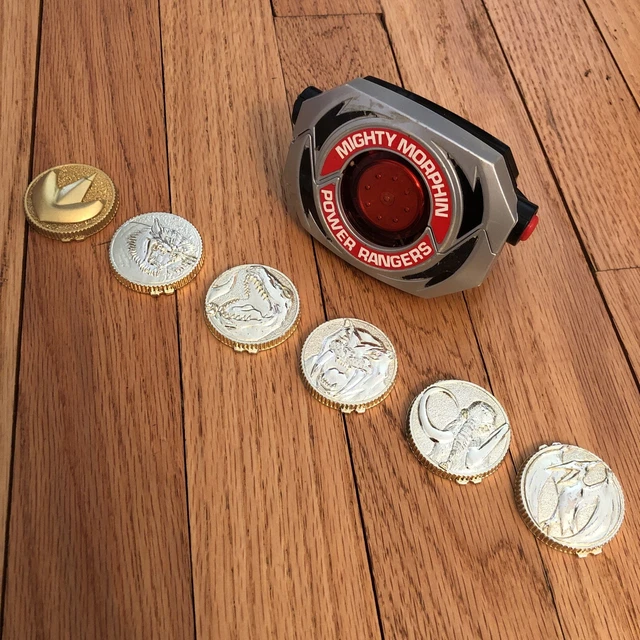 Set De Pièces Mighty Morphin Power Rangers Legacy – Coins (neuf)