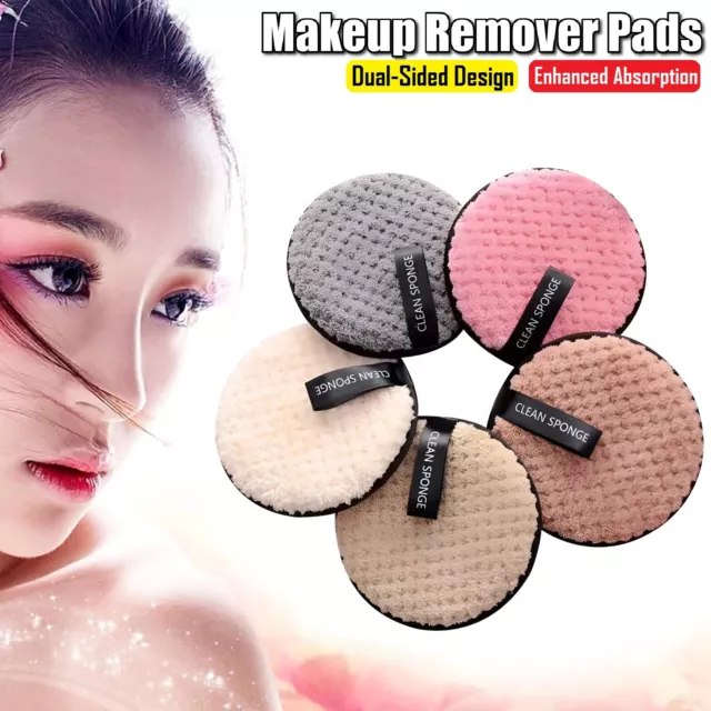 Reusable Makeup Remover Towel Cleansing Cloth Pads Face Cleaner Plush Puff Cloth