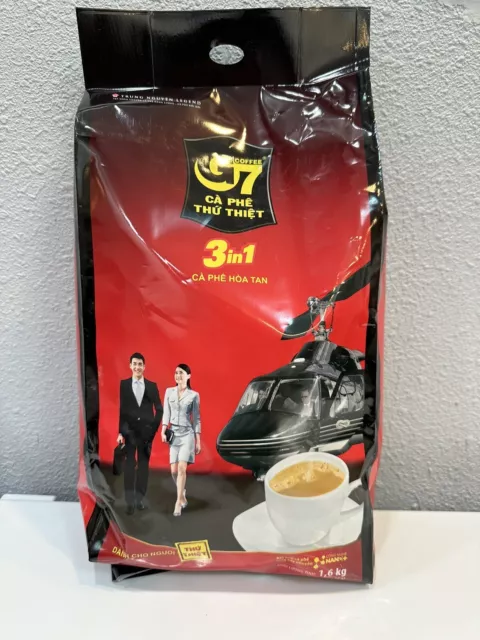 G7 3-In-1 Instant Vietnamese Coffee Mix 100 Sticks x16g~Exp07/2025 USPS PRIORITY