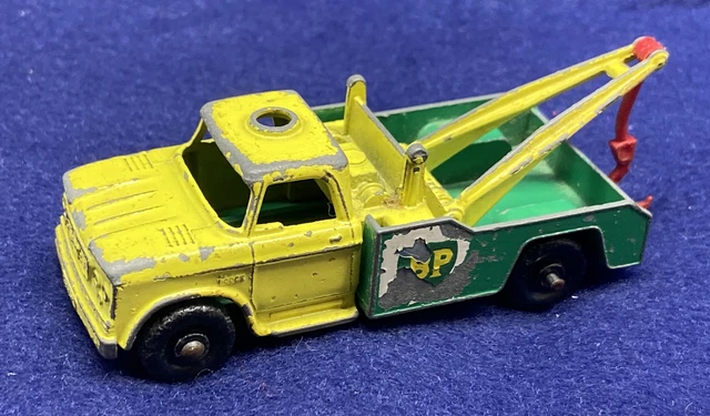 Vintage Matchbox Lesney #13 Dodge Wreck Truck BP Tow Truck England
