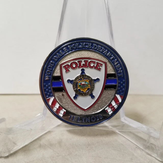 WOOD DALE POLICE Department Illinois Challenge Coin 15.35 PicClick