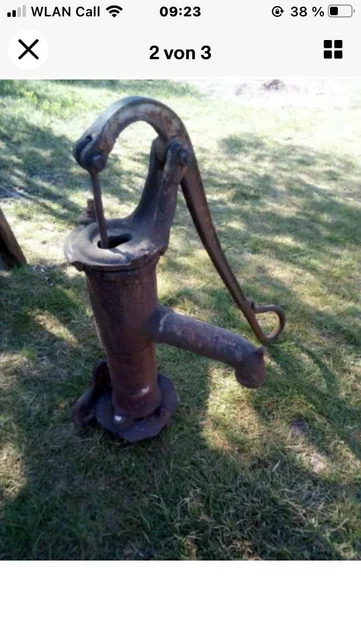 alte Gartenpumpe Garwens Schwengelpumpe für Brunnen zur Dekoration Pumpe 86 cm