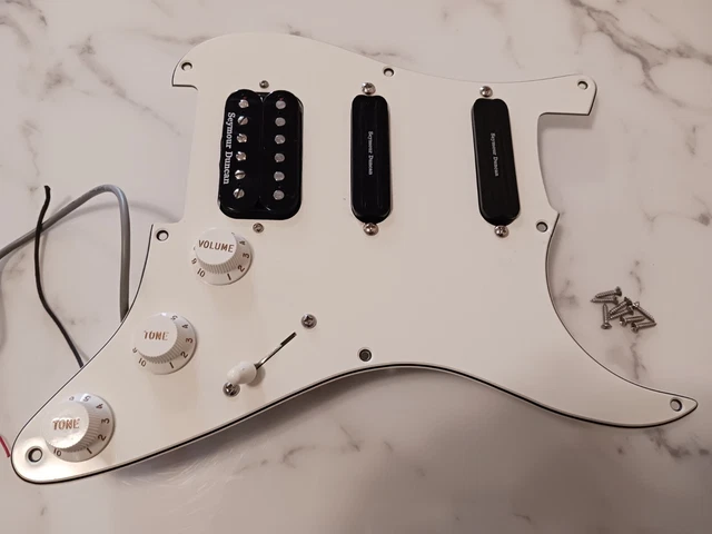 Seymour Duncan Stratocaster Loaded Pickguard Noiseless Pickups Seymour Duncan Stratocaster Loaded Pickguard Noiseless Pickups