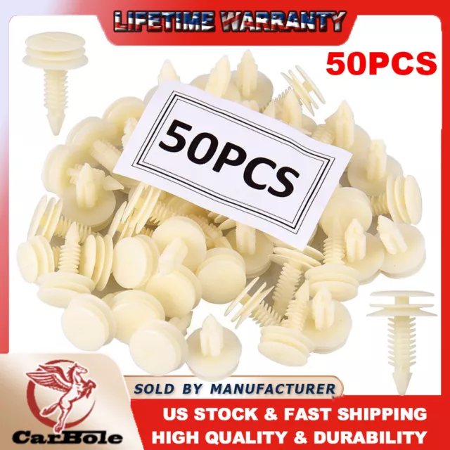 50X Front Door Panel Retainer Push Pin Trim For GM Chevy Buick GMC Express 1500