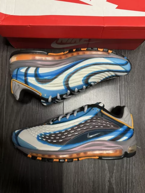 Nike Air Max Deluxe foto blu buccia arancione