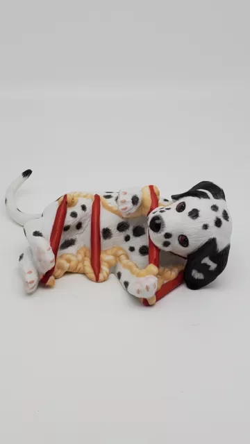 Dalmation "Escape Artist" Fine Porcelain 5 1/2" W Figurine SPG 1994