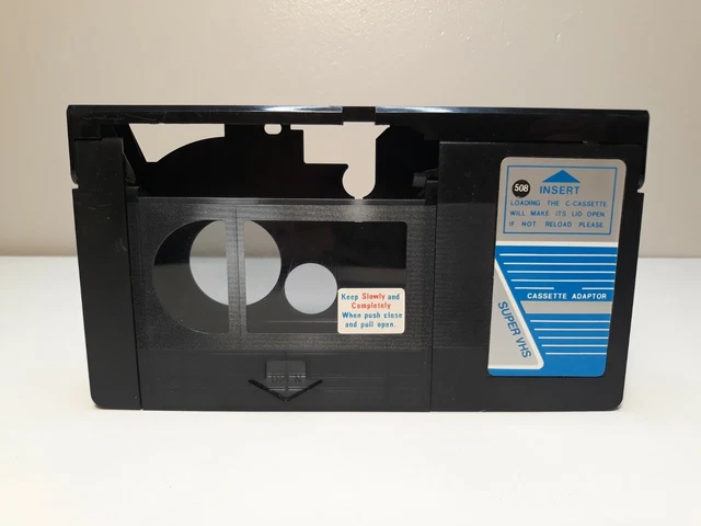 SUPER VHS CASSETTE Adapter VHS-C to VHS $67.36 - PicClick AU
