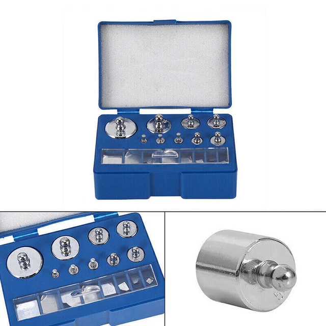 High Precision 17PCS 211.1g 10mg-100g Grams Precision Weight Digital Scale Set