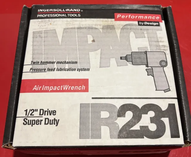 Ingersoll Rand IR 231 1/2" Drive Super Duty Pneumatic Air Impact Wrench TT384