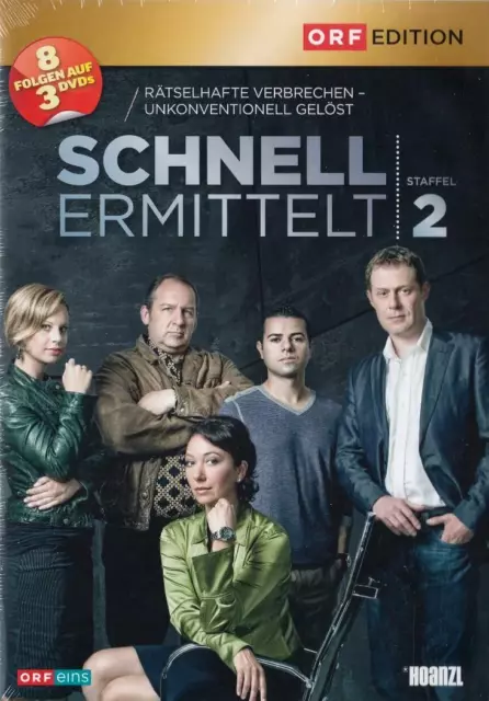 SCHNELL ERMITTELT (Ursula Strauss), Staffel 2 (3 DVDs) NEU+OVP