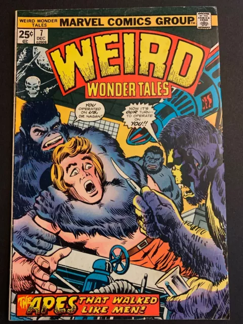 Weird Wonder Tales 7 GD-VG -- Bronze Age Marvel Horror  1974