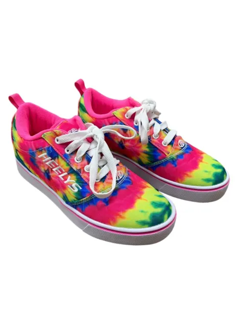 Heelys Pro 20 Prints -  Size 6Y Womens 7 Skate Roller Shoes - Wheels Tie Dye