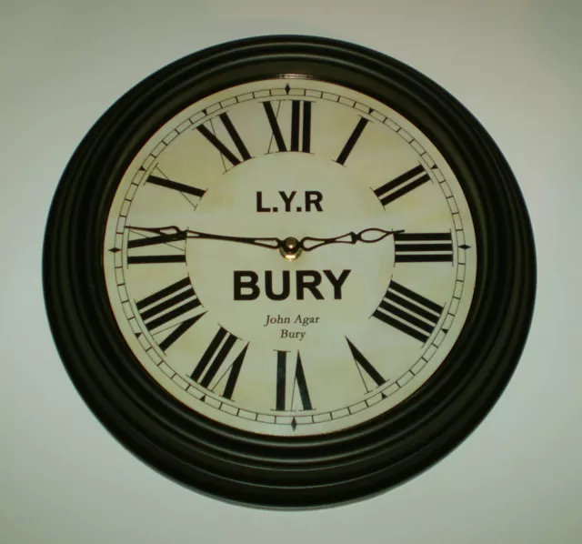 Lancashire & Yorkshire Railway Victorian Style Waiting Room Clock, Bury Station 2