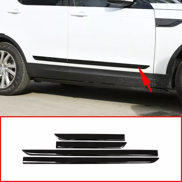 Gloss black Car Door Side Body Moulding Trim For Land Rover Discovery 5 2017-22