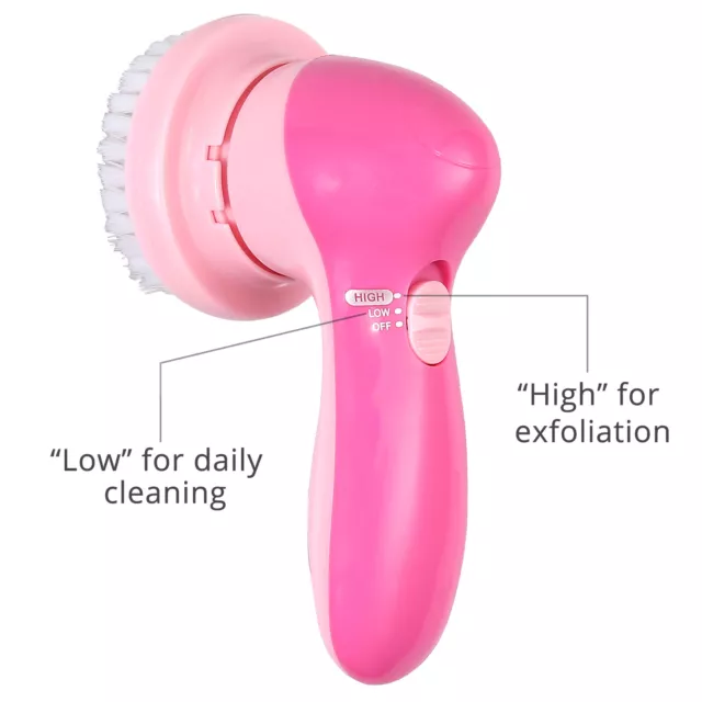 12 in 1 Electric Facial Face Spa Cleansing Brush Deep Clean Cleanser Exfoliator 3