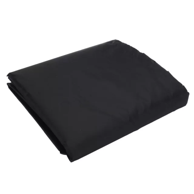 Cubierta negra impermeable para calefacción exterior mantiene tus muebles en perfecto estado