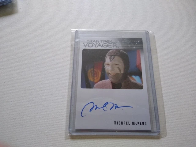 The Quotable Star Trek Voyager Michael McKean autograph card Spinal Tap