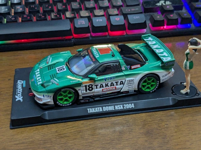 TAKARA QUATTROX TAKATA Dome NSX 2004 Slot Car 1/32 Scalextric