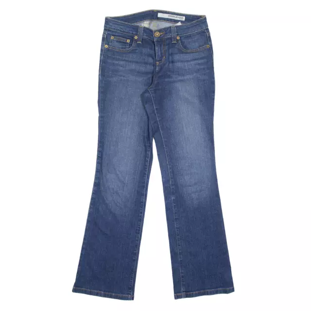 DKNY Soho Jeans Blue Denim Regular Bootcut Stone Wash Womens W26