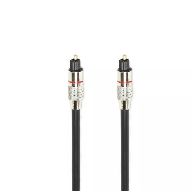 Premium Quality 6Ft 6F Digital Audio Optical Fiber Optic Toslink Cable Black New