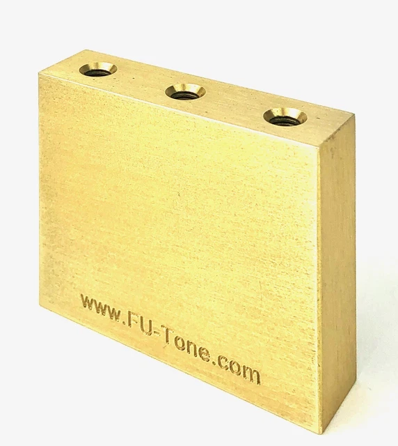 FU-TONE FOR FLOYD Rose BIG BLOCK Upgrade (32mm)- Tremolo - BRASS $29.95