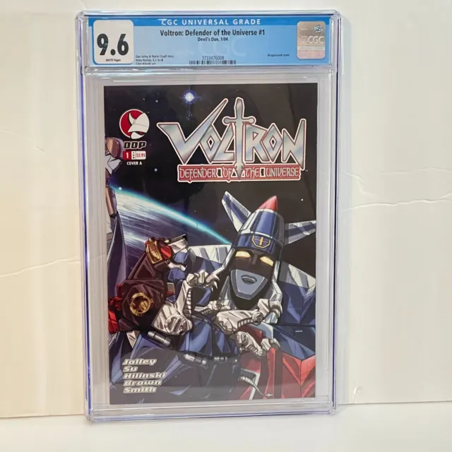 Voltron: Defender Of The Universe #1 Cgc 9.6 White Pages Wraparound Cover!