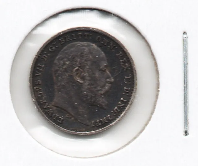 Very Nice 1907 Edward VII Maundy 2 Pence