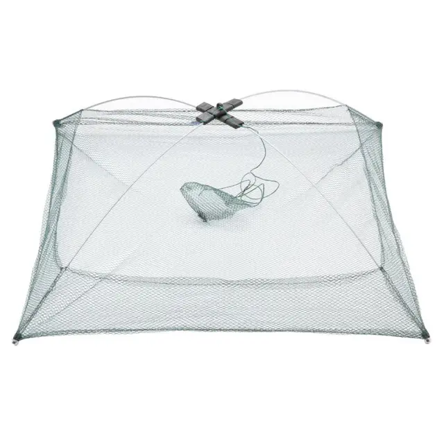 Portable Folding Square Fishing Net Fish Net Crab Shrimp Pot Net New Product