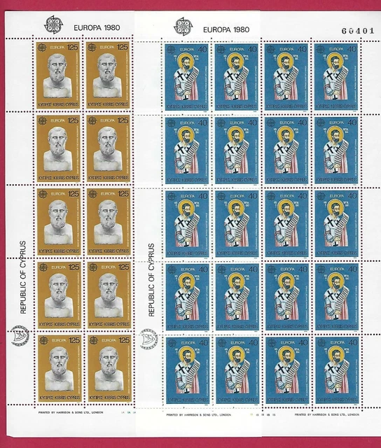Europa. Chipre 1980.20 Series.