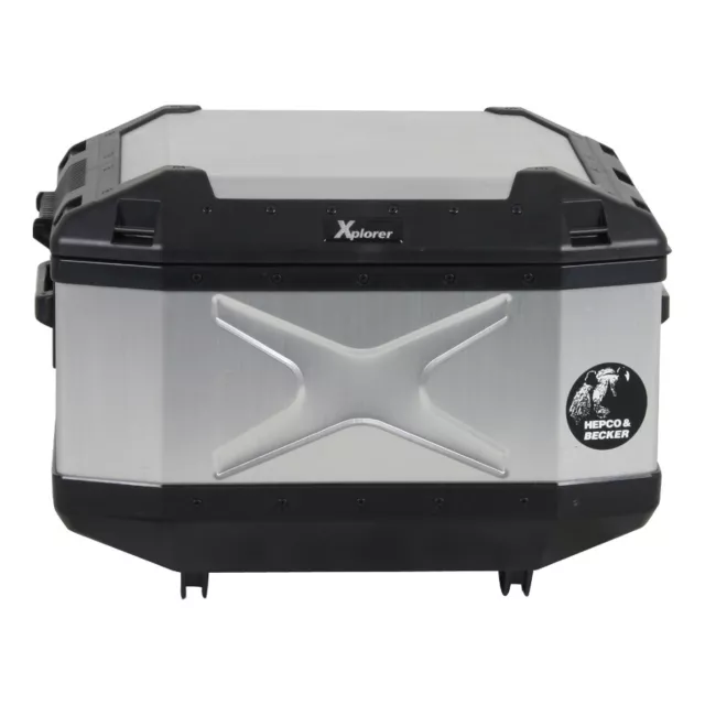 Hepco & Becker Topcase XPLORER 45 Liter - silber