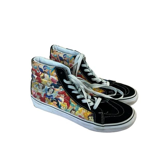 DISNEY VANS Princess High Tops Size 6 47.00 PicClick UK