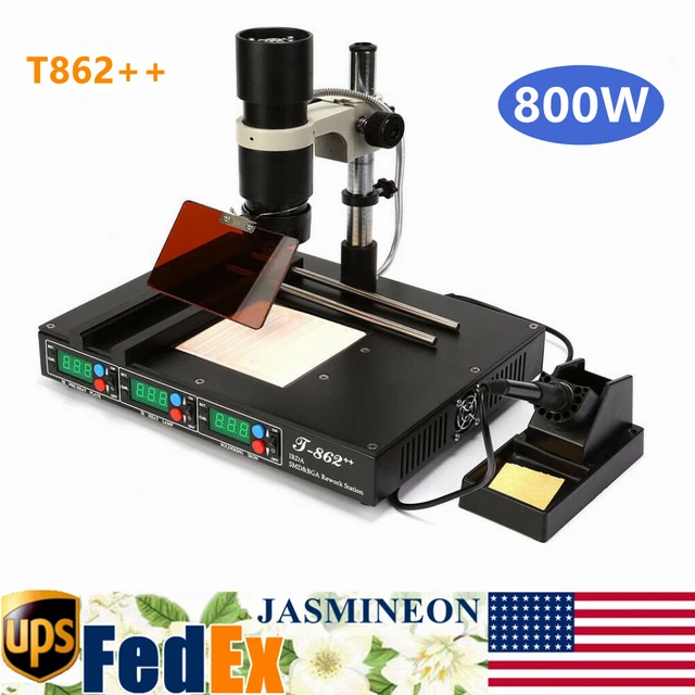 T862++ IRDA Welder BGA SMD Infrared Rework Station Heating Soldering Welder