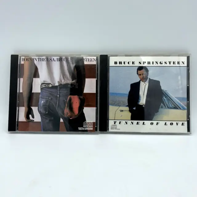 Lot of 2 Bruce Springsteen Born In The USA & Tunnel of Love CD Glory Days